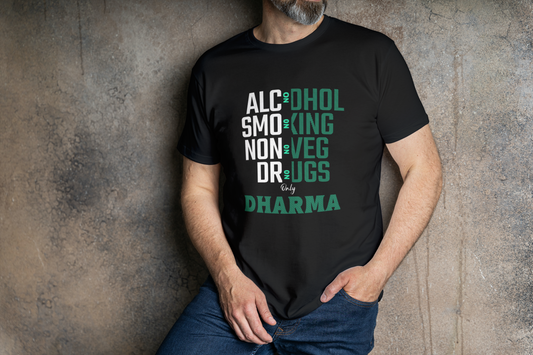 No smoking no drugs no nonveg unisex tshirt | Sanatam Dharma Tshirt | hindu dharma tshirt